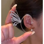 Cercel pentru dama modern EARR24CC Argintii- 1 bucata cu Zirconiu Cercel pentru dama modern EARR24CC Argintii- 1 bucata cu Zirconiu